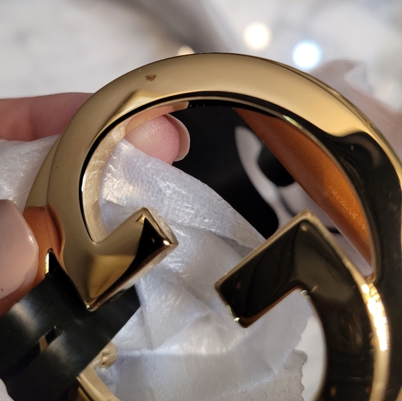 Gucci Ciny Lux belt Blondie cognac sz 85 **Read Details ** - Picture 4 of 13